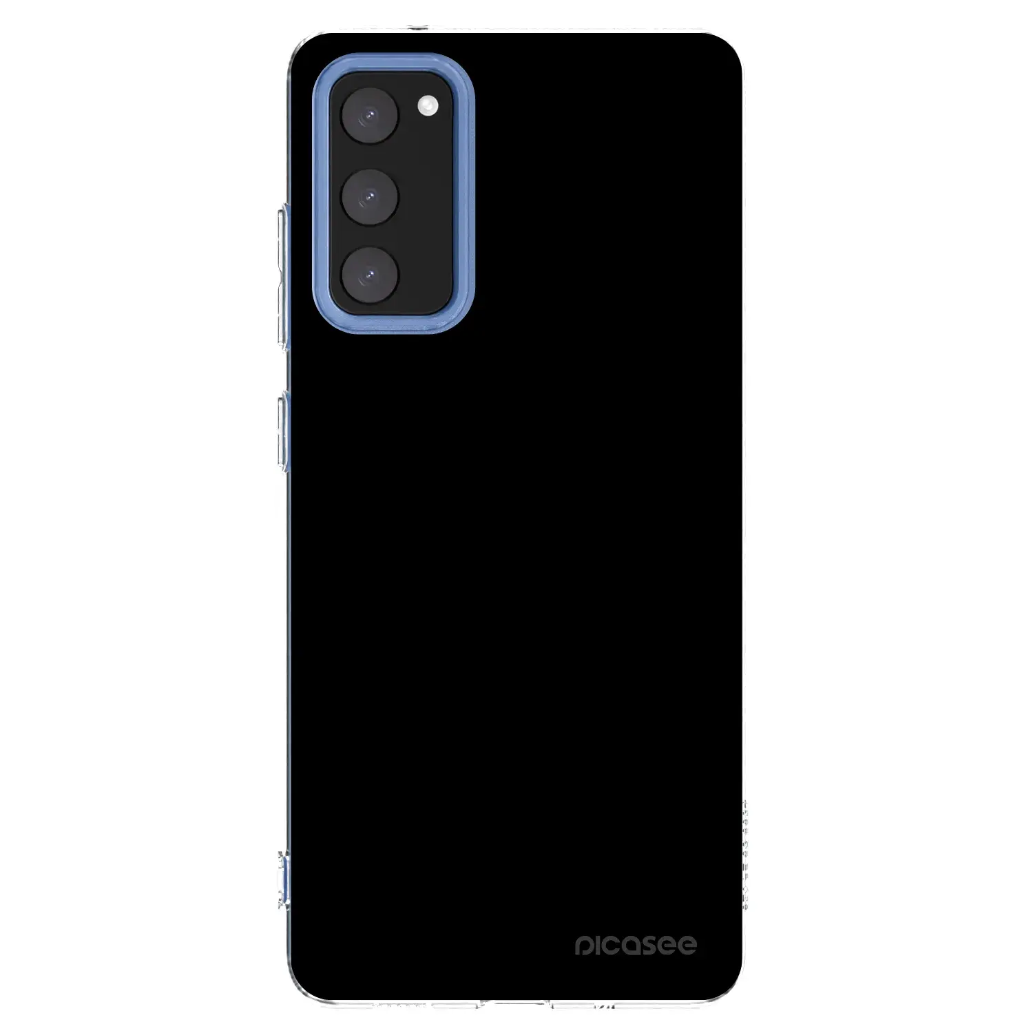Silikonový průhledný obal pro Samsung Galaxy S20 FE - Black Bliss
