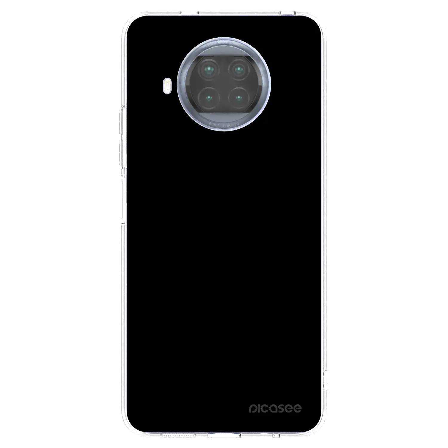 Silikonový průhledný obal pro Xiaomi Mi 10T Lite - Black Bliss