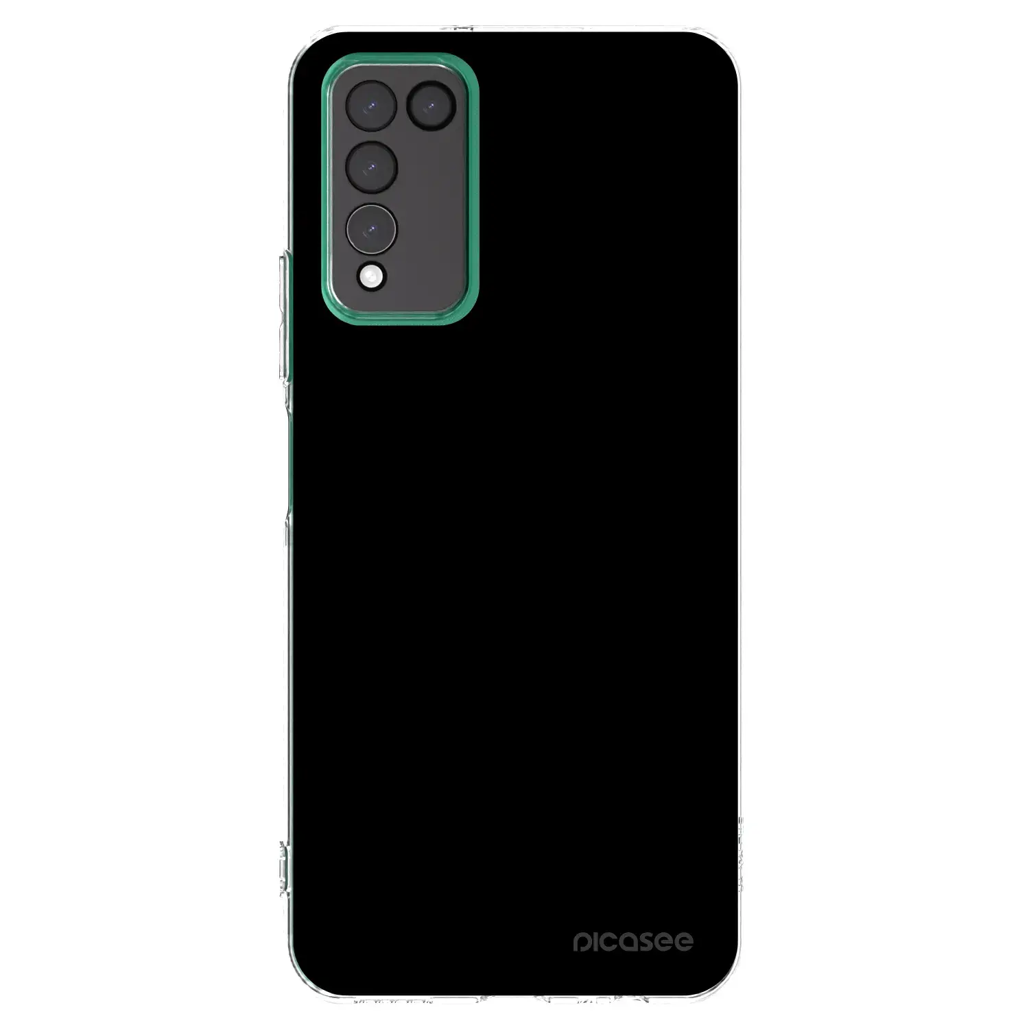 Silikonový průhledný obal pro Honor 10X Lite - Black Bliss