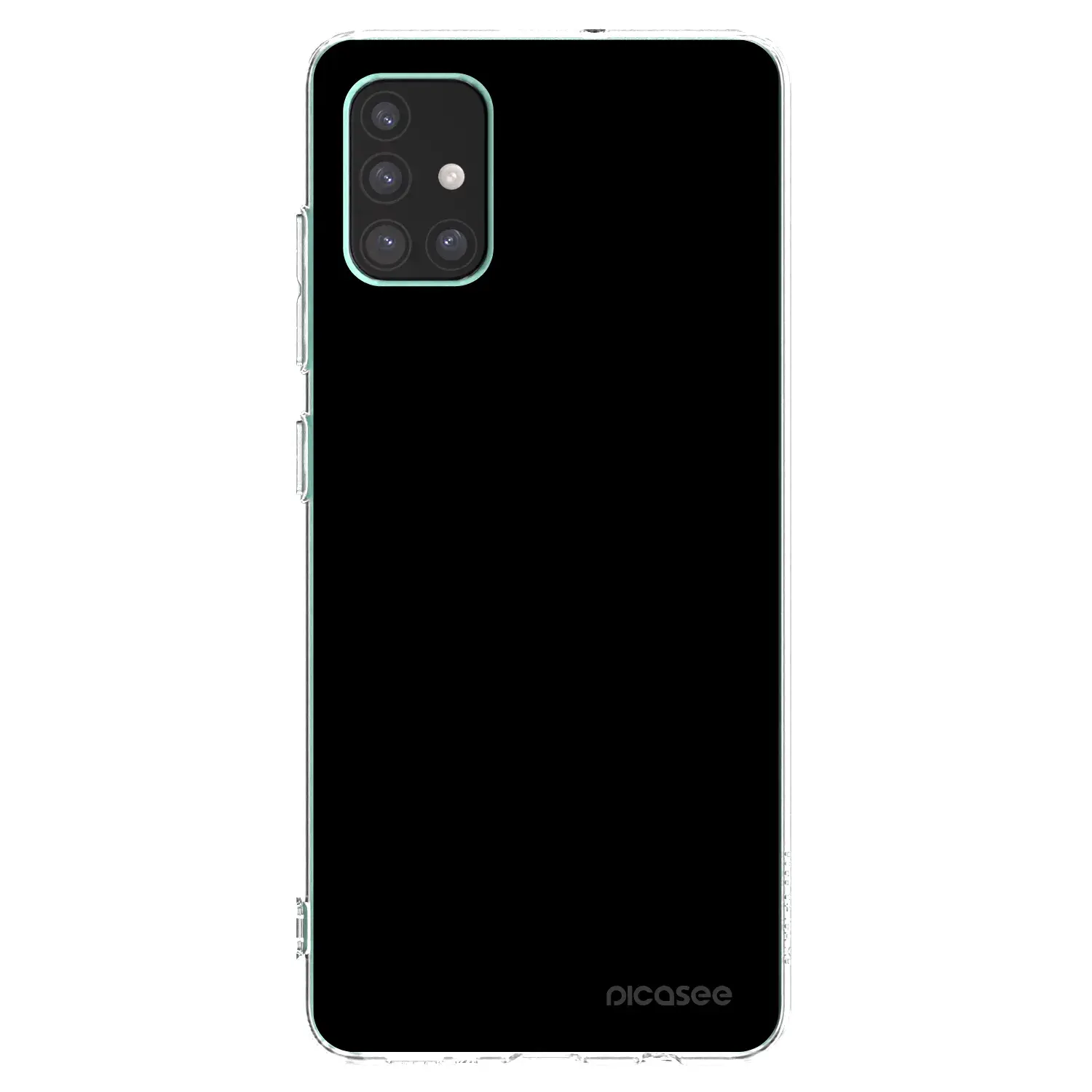 Silikonový průhledný obal pro Samsung Galaxy M51 M515F - Black Bliss