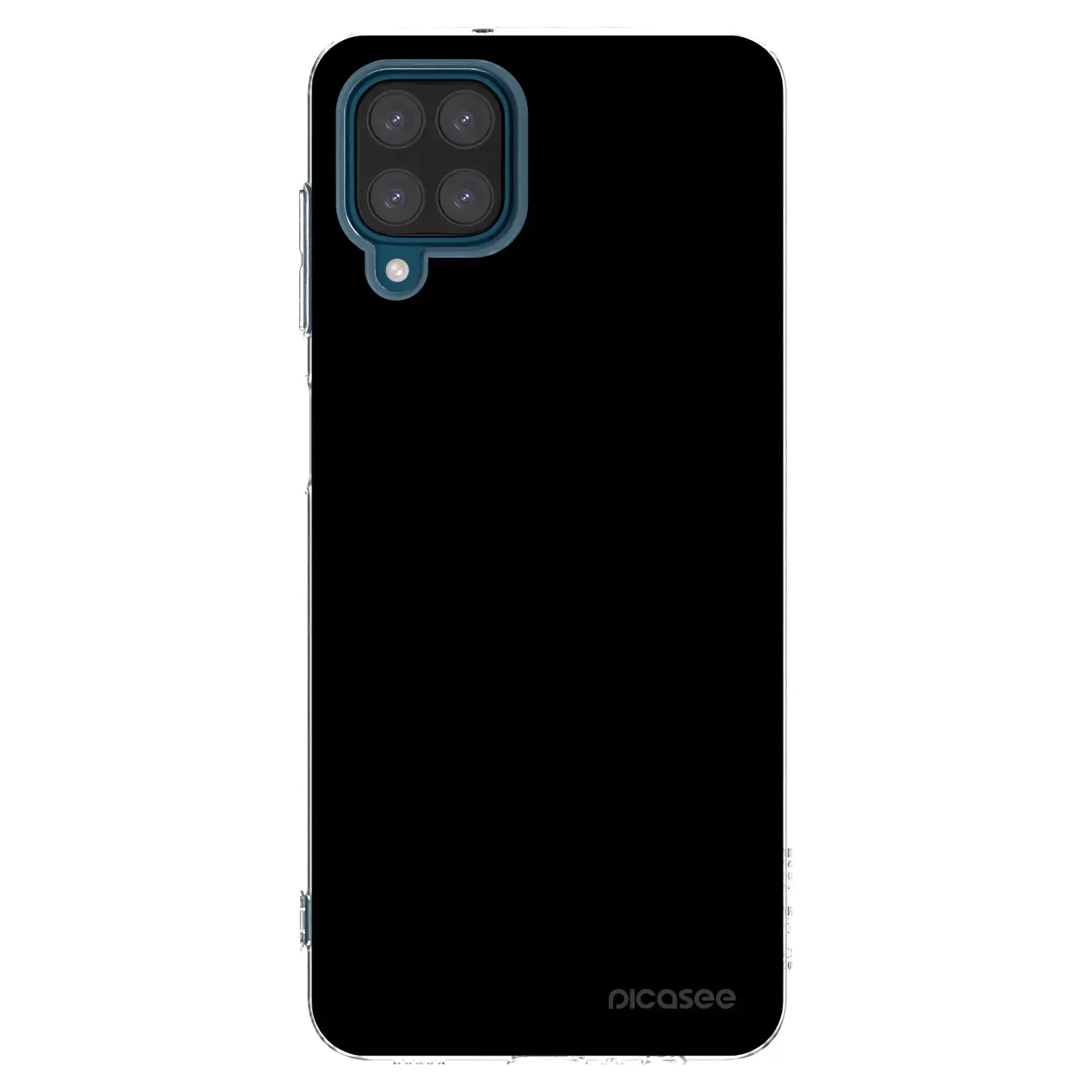 Silikonový průhledný obal pro Samsung Galaxy A12 A125F - Black Bliss