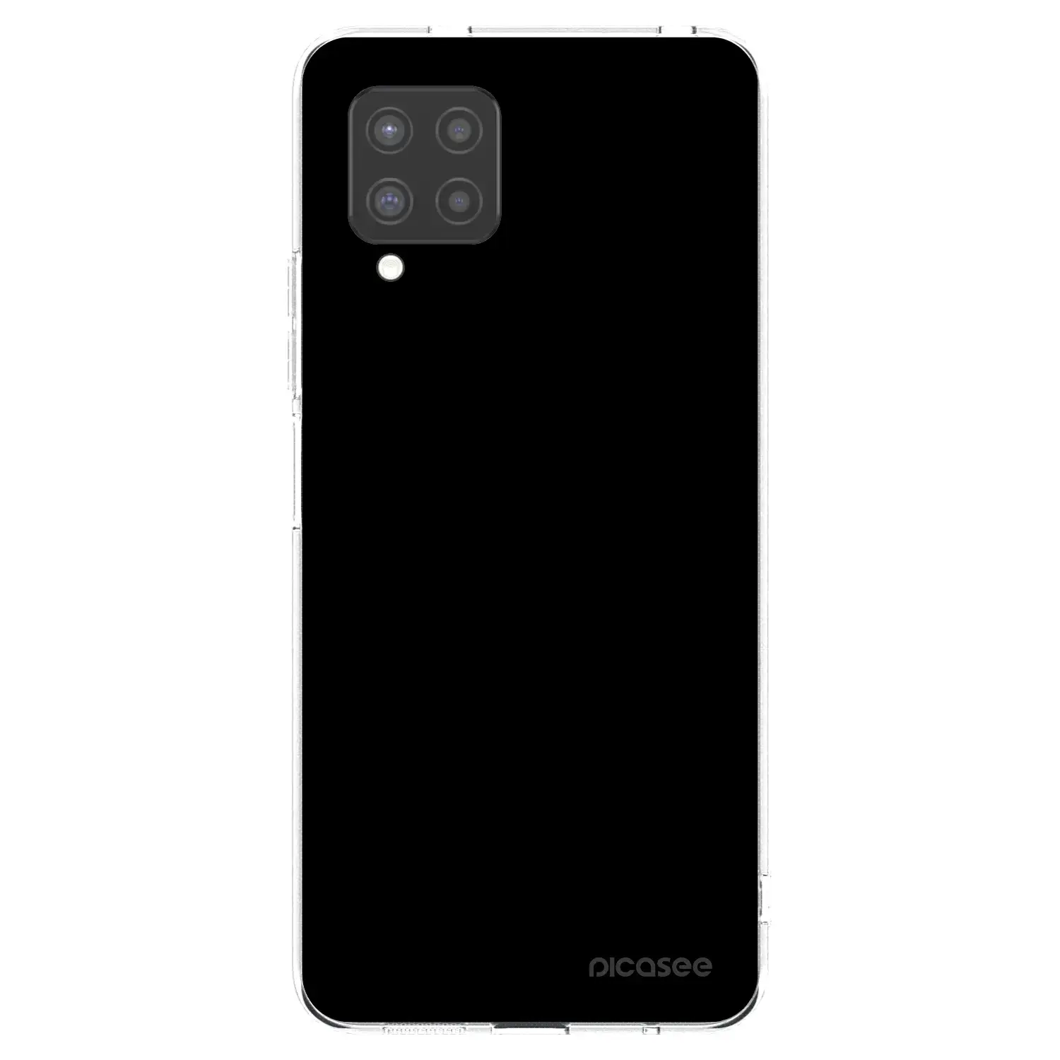 Silikonový průhledný obal pro Samsung Galaxy A42 A426B - Black Bliss