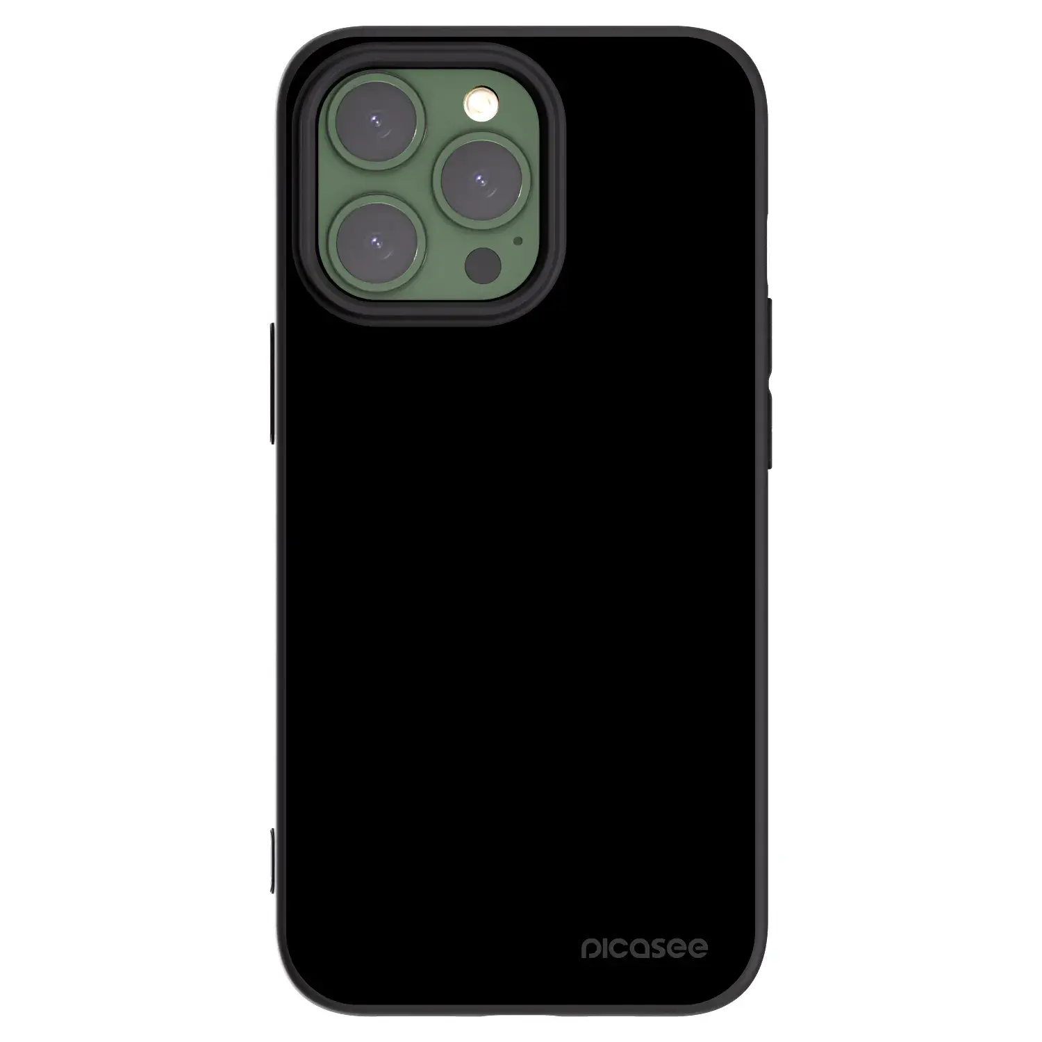 Silikonový černý obal pro Apple iPhone 13 Pro - Black Bliss