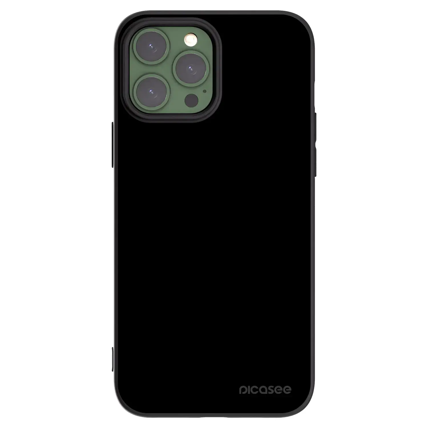 Silikonový černý obal pro Apple iPhone 13 Pro Max - Black Bliss