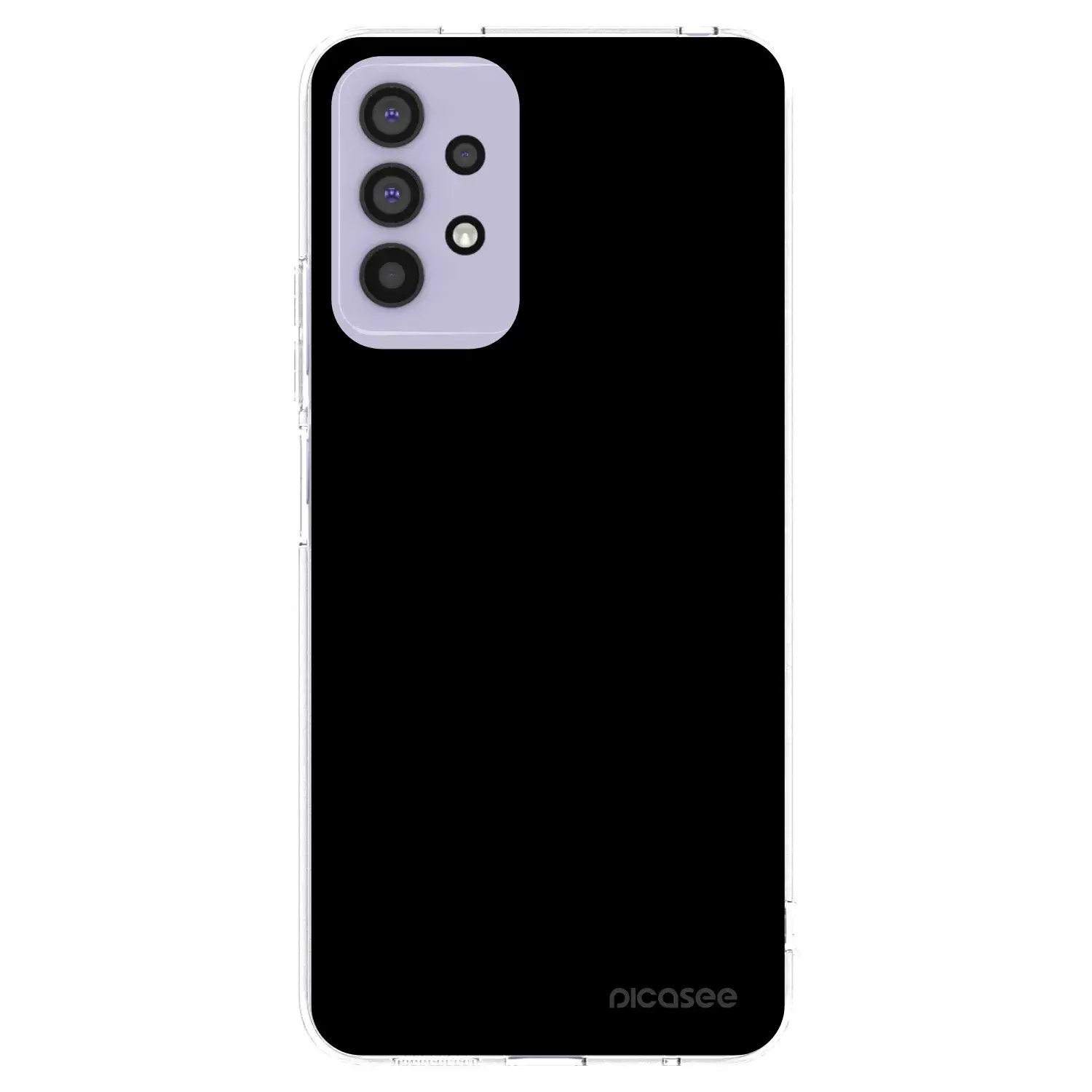 Silikonový průhledný obal pro Samsung Galaxy A32 4G SM-A325F - Black Bliss
