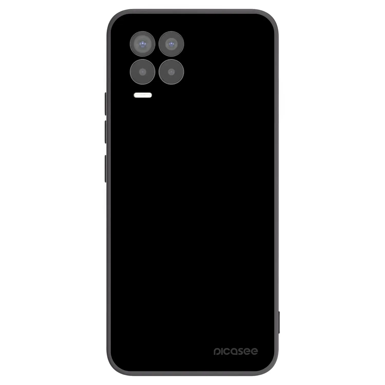 Silikonový černý obal pro Realme 8 Pro - Black Bliss