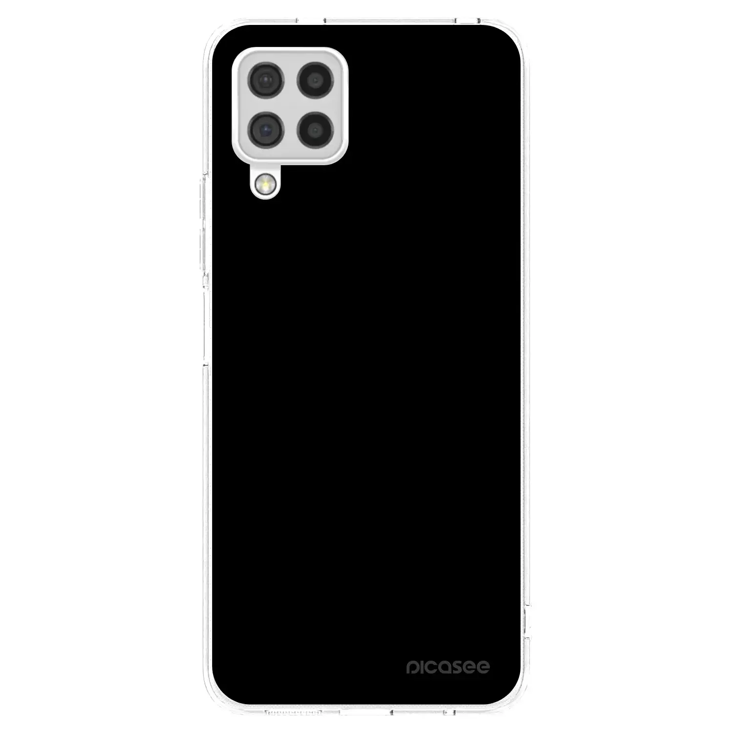 Silikonový průhledný obal pro Samsung Galaxy A22 A225F 4G - Black Bliss