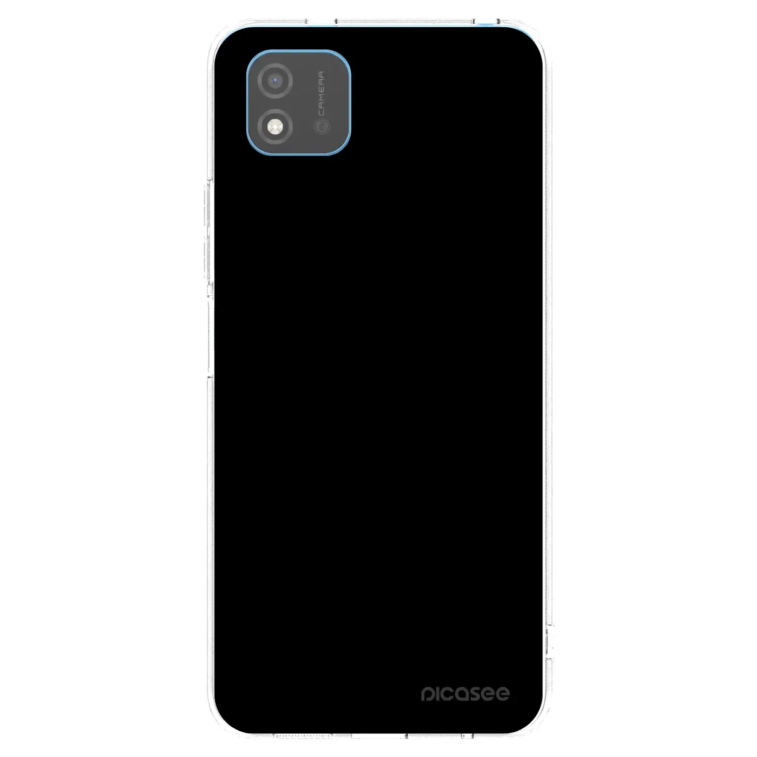 Silikonový průhledný obal pro Realme C11 (2021) - Black Bliss