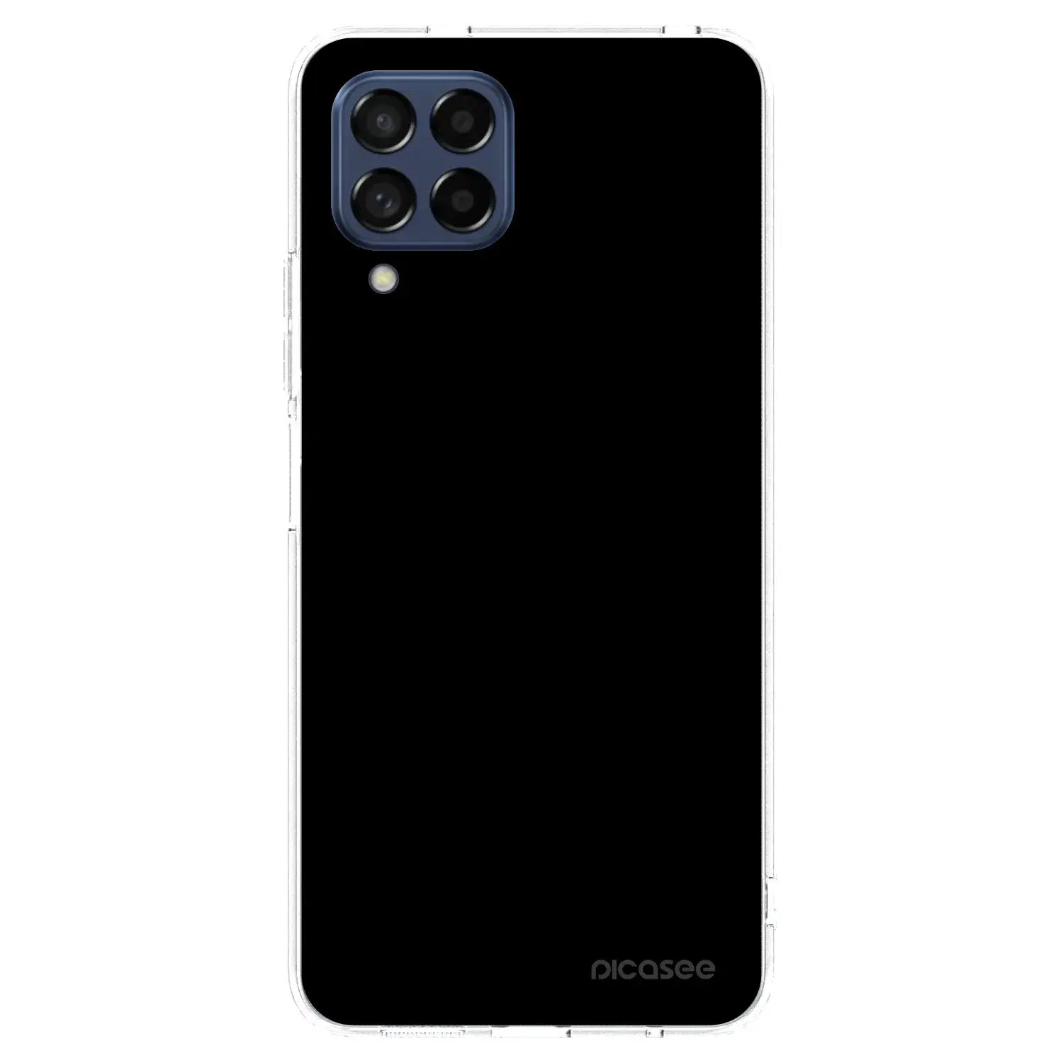 Silikonový průhledný obal pro Samsung Galaxy M53 5G - Black Bliss
