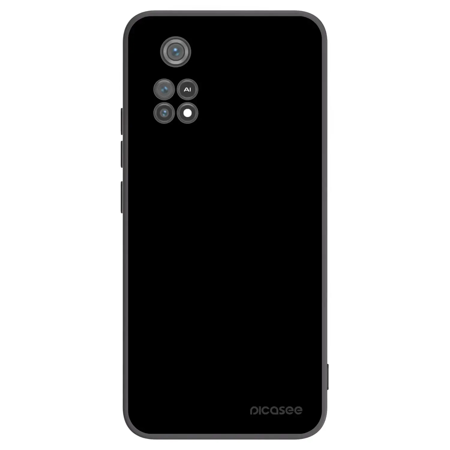Silikonový černý obal pro Xiaomi Poco M4 Pro - Black Bliss
