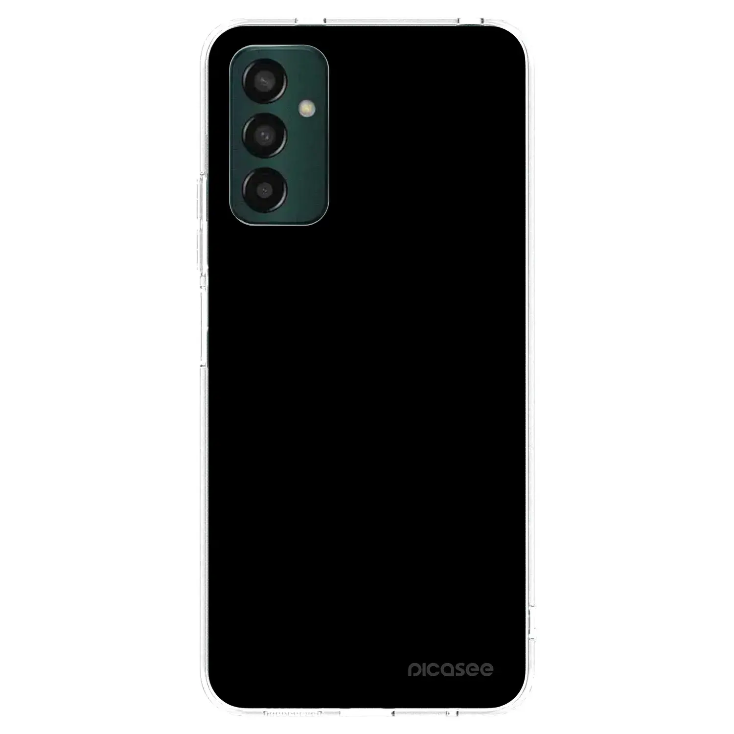 Silikonový průhledný obal pro Samsung Galaxy M23 5G - Black Bliss