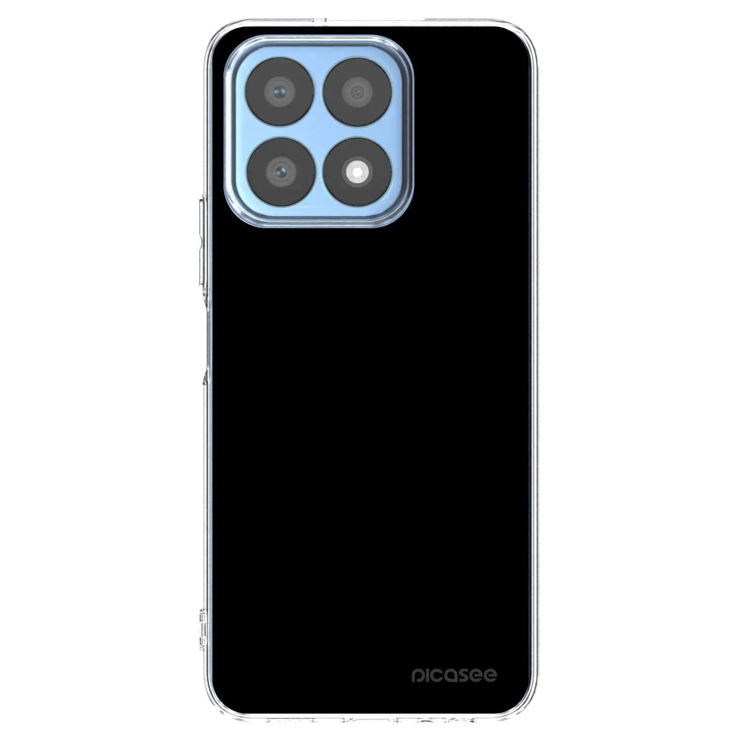 Silikonový průhledný obal pro Honor X8a - Black Bliss
