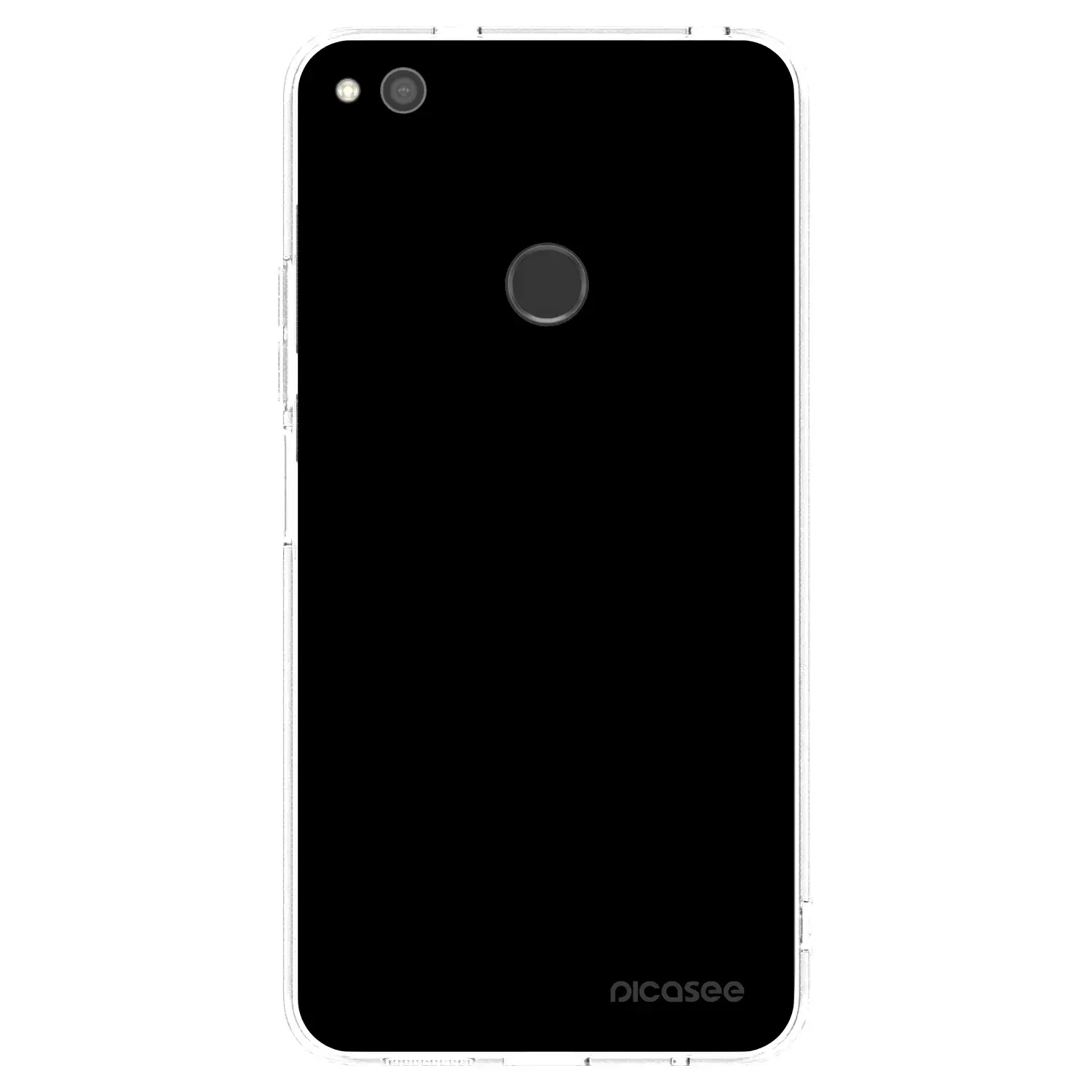 Silikonový průhledný obal pro Huawei P9 Lite 2017 - Black Bliss