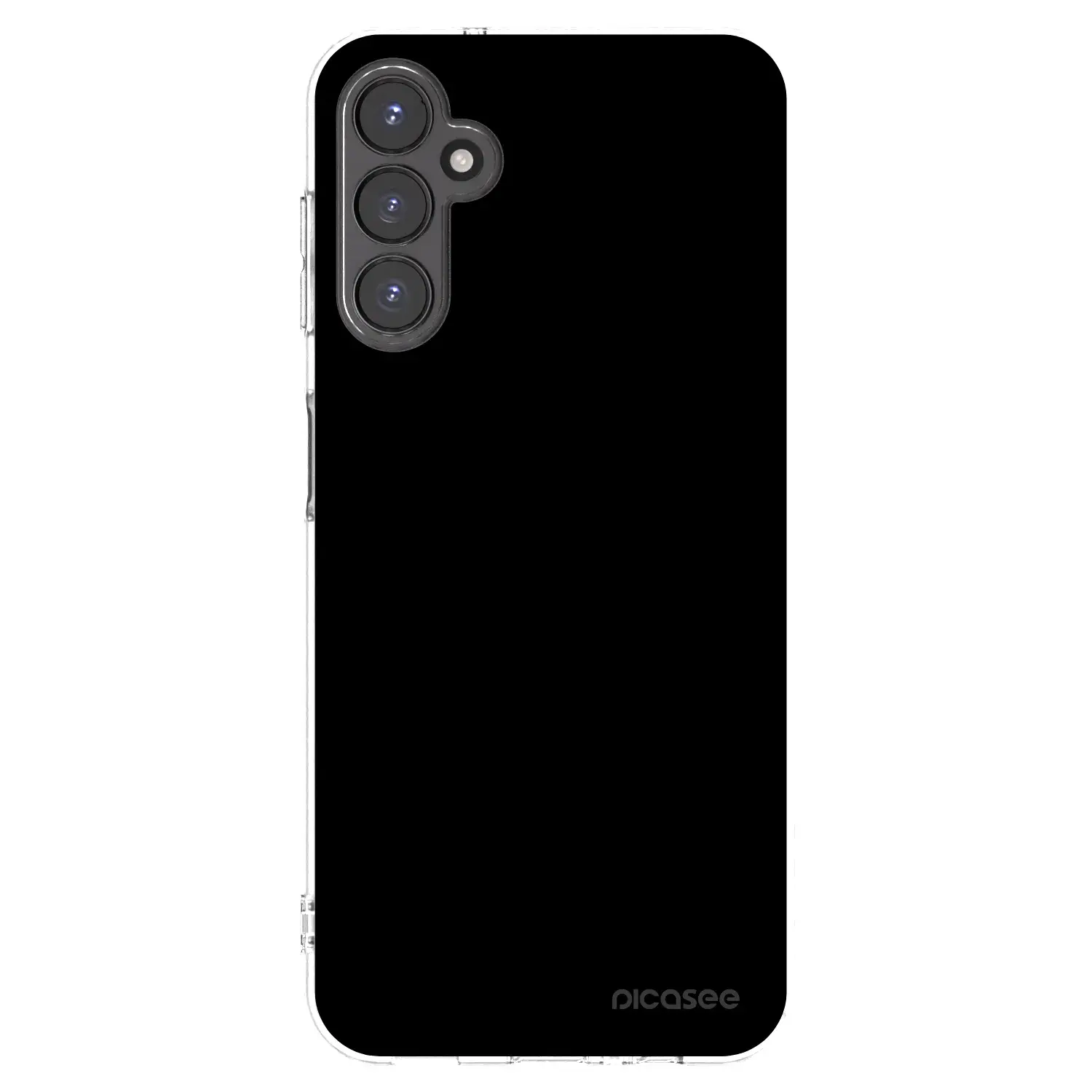 Silikonový průhledný obal pro Samsung Galaxy A14 4G A145R - Black Bliss