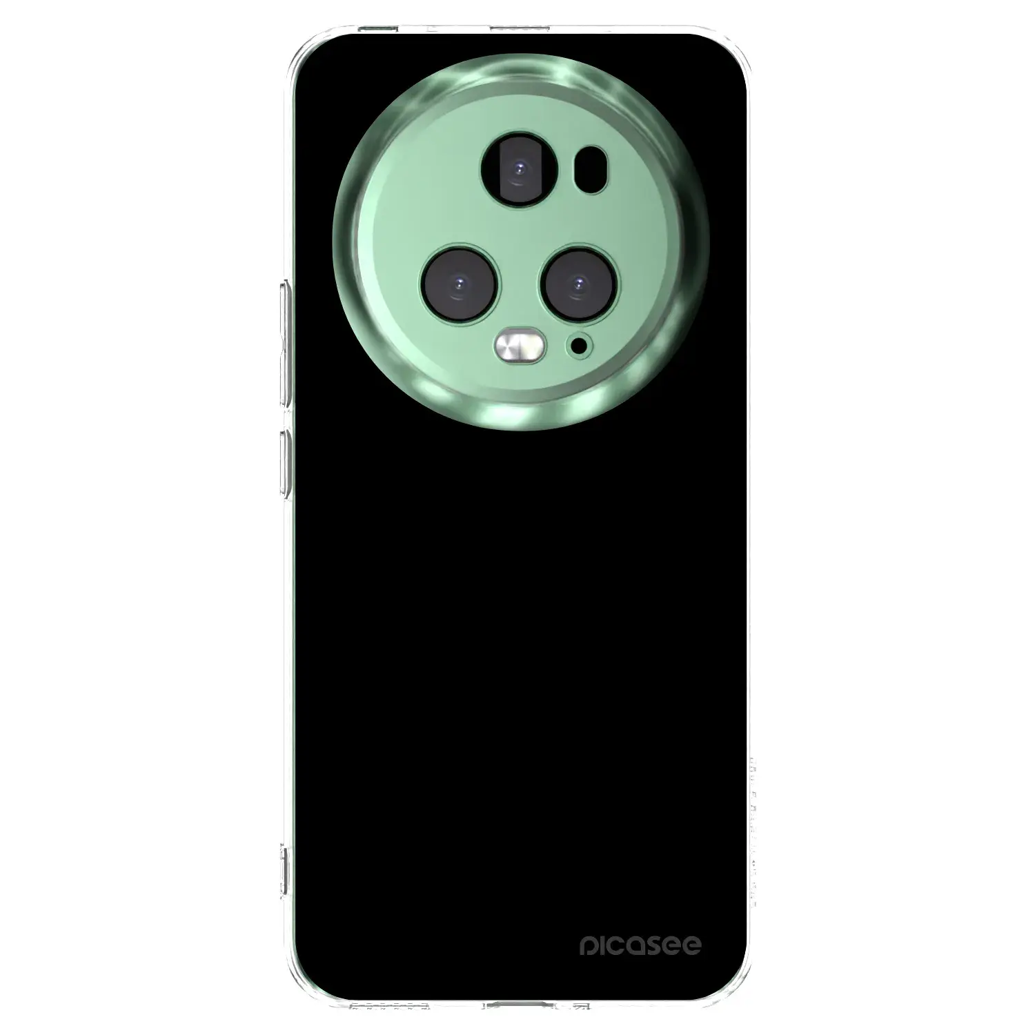 Silikonový průhledný obal pro Honor Magic5 Pro - Black Bliss