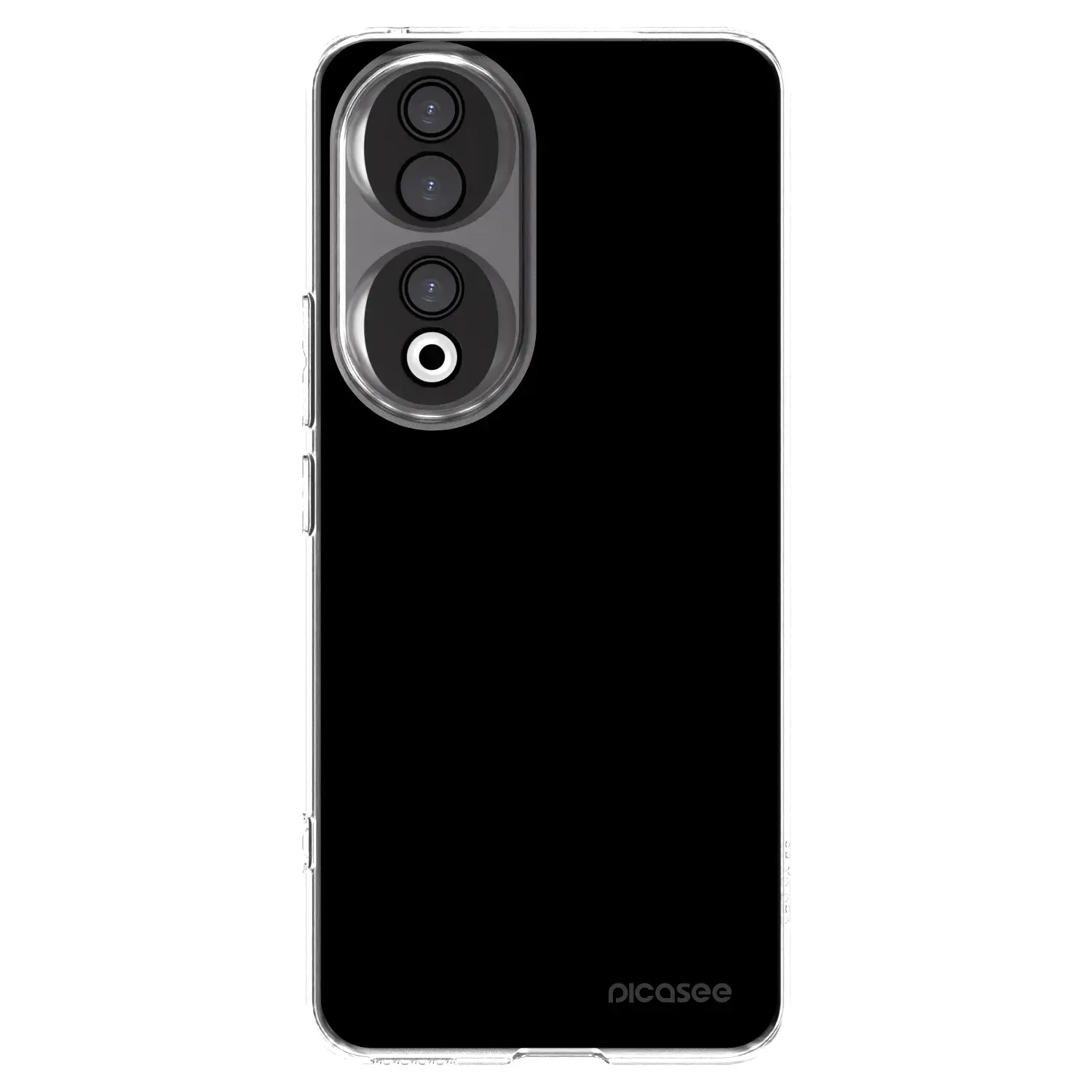 Silikonový průhledný obal pro Honor 90 5G - Black Bliss