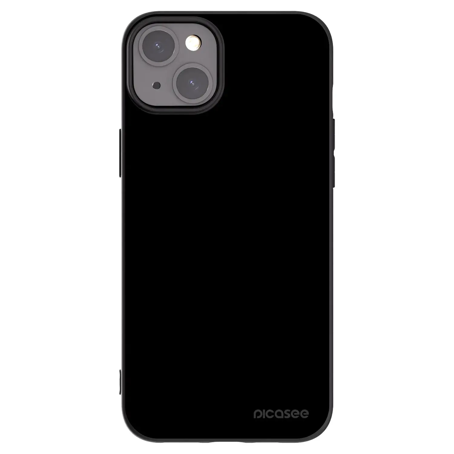 Silikonový černý obal pro Apple iPhone 15 Plus - Black Bliss