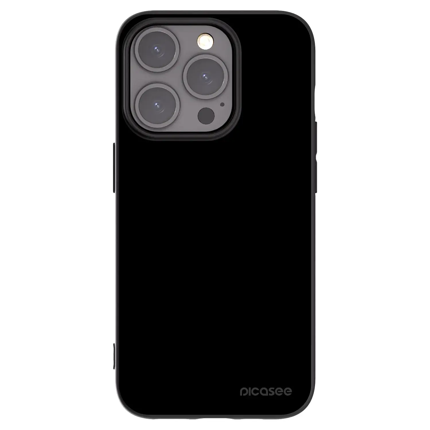 Silikonový černý obal pro Apple iPhone 15 Pro - Black Bliss