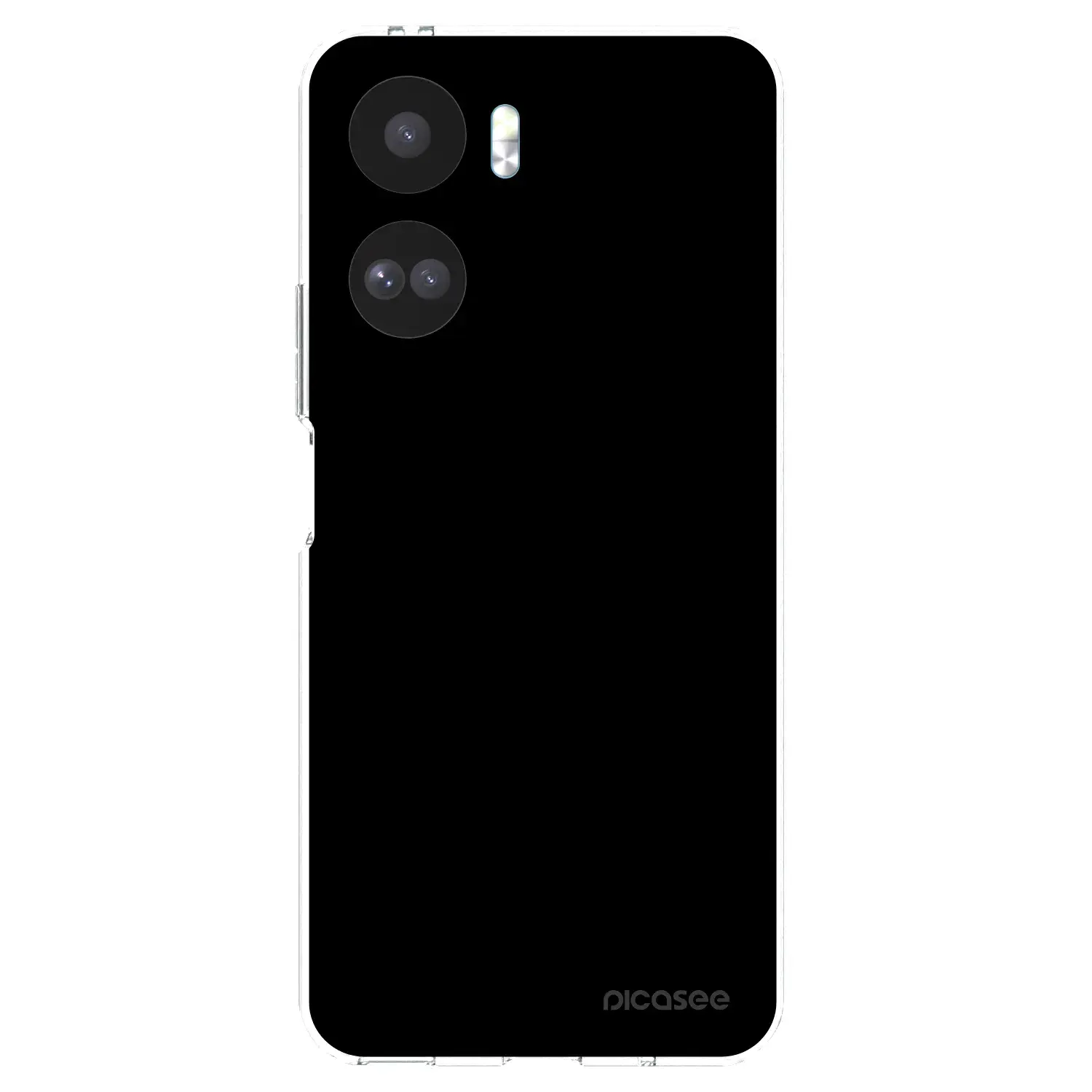 Silikonový průhledný obal pro Honor 90 Lite 5G - Black Bliss
