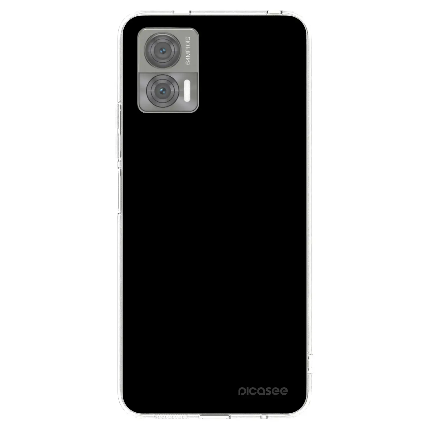 Silikonový průhledný obal pro Motorola Edge 30 Neo - Black Bliss