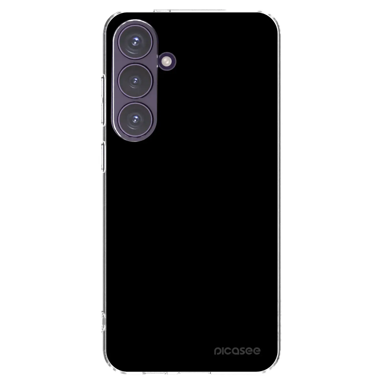 Silikonový průhledný obal pro Samsung Galaxy S24+ S926B 5G - Black Bliss