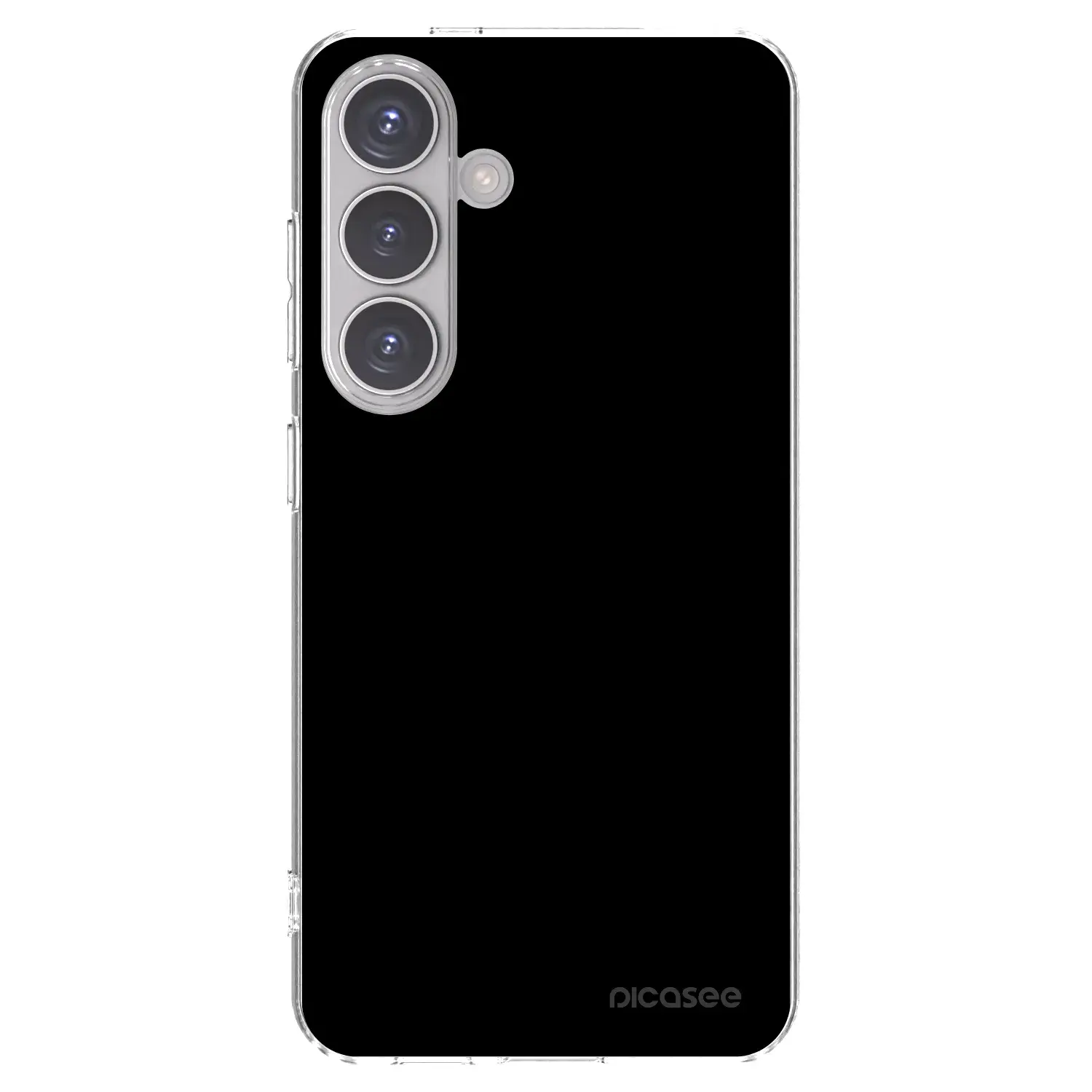 Silikonový průhledný obal pro Samsung Galaxy S24 S921B 5G - Black Bliss