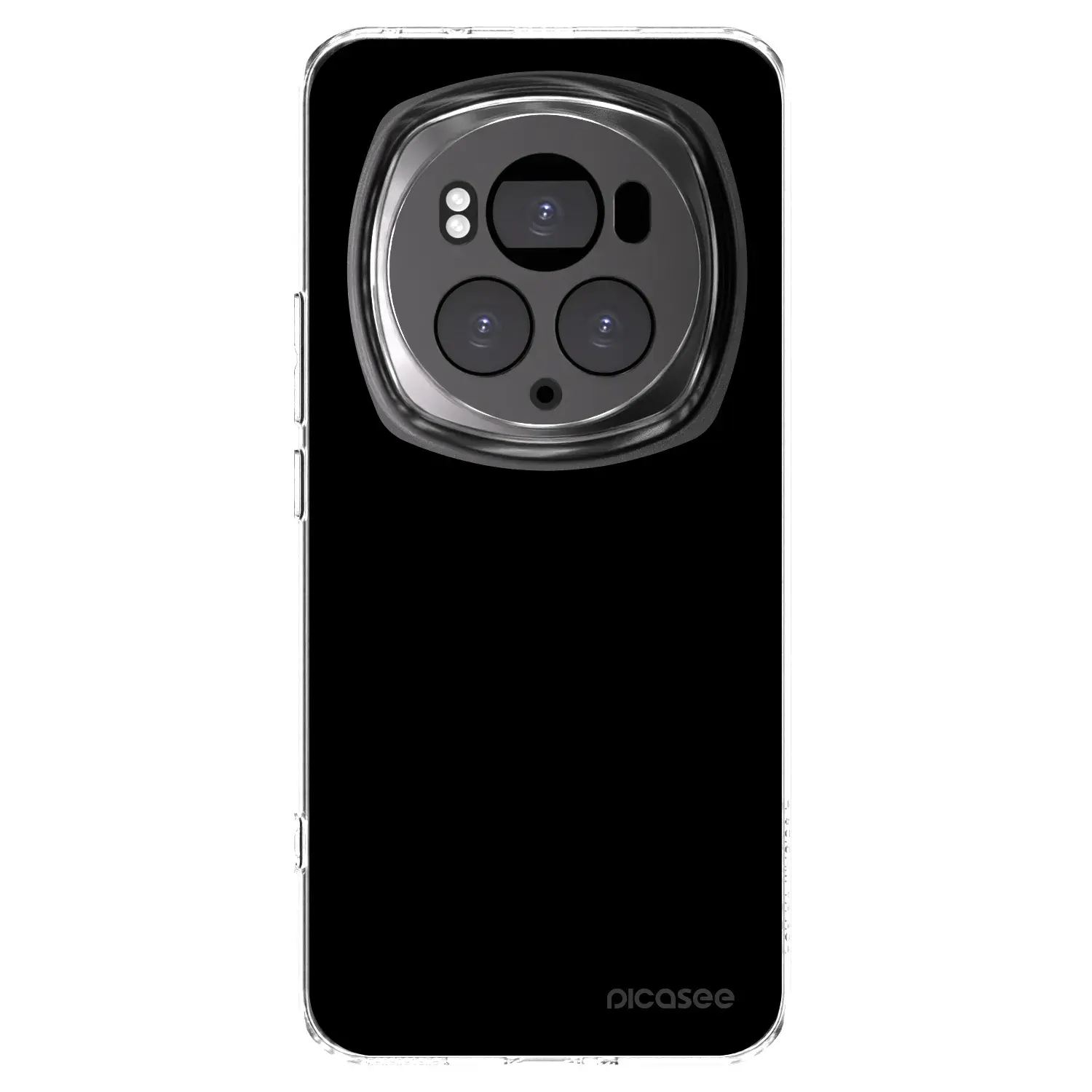 Silikonový průhledný obal pro Honor Magic6 Pro - Black Bliss