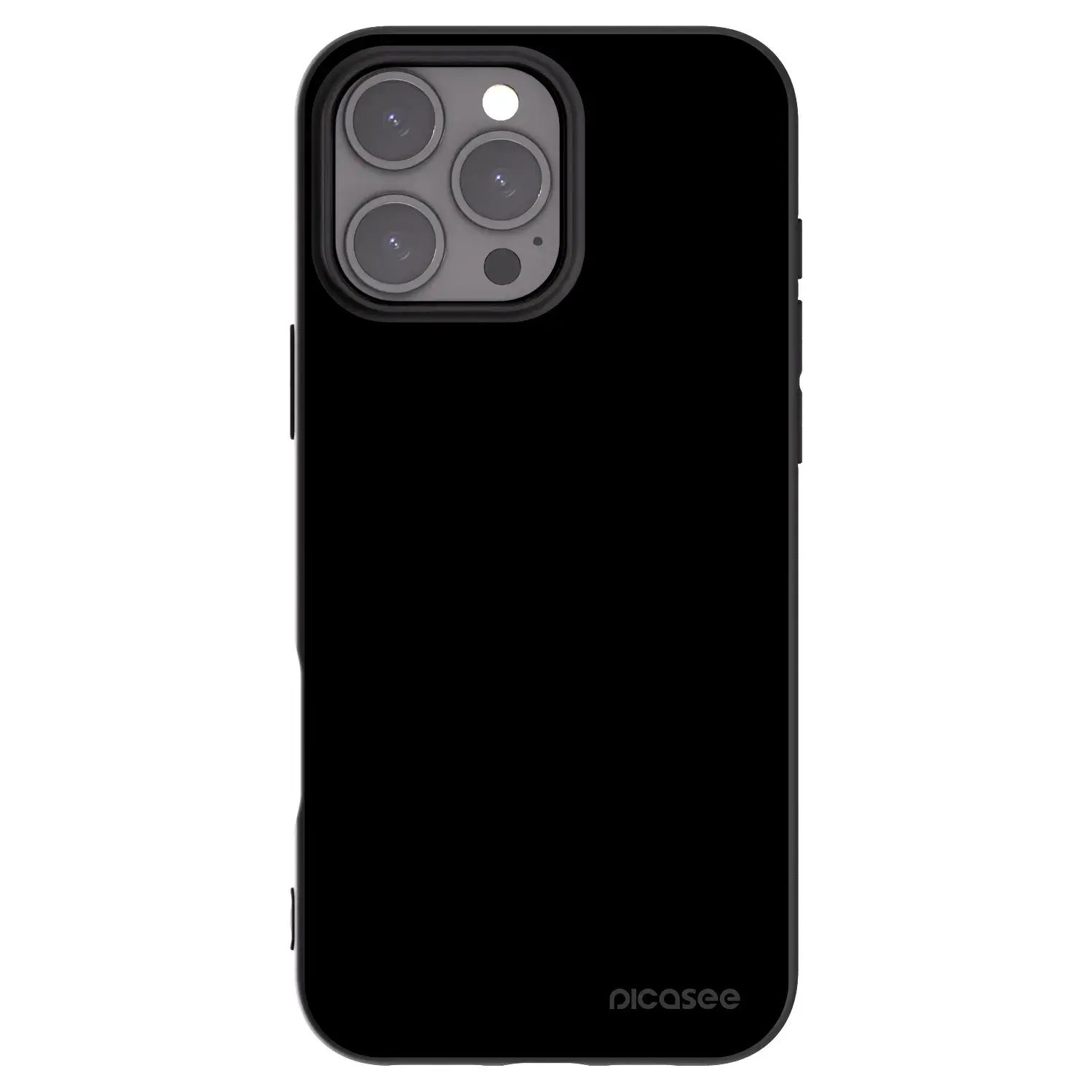 Silikonový černý obal pro Apple iPhone 16 Pro Max - Black Bliss