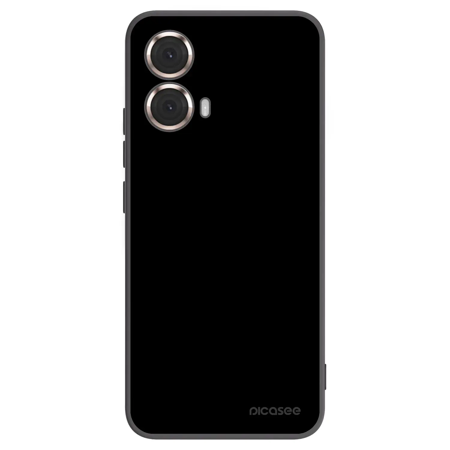 Silikonový černý obal pro Motorola Moto G85 - Black Bliss