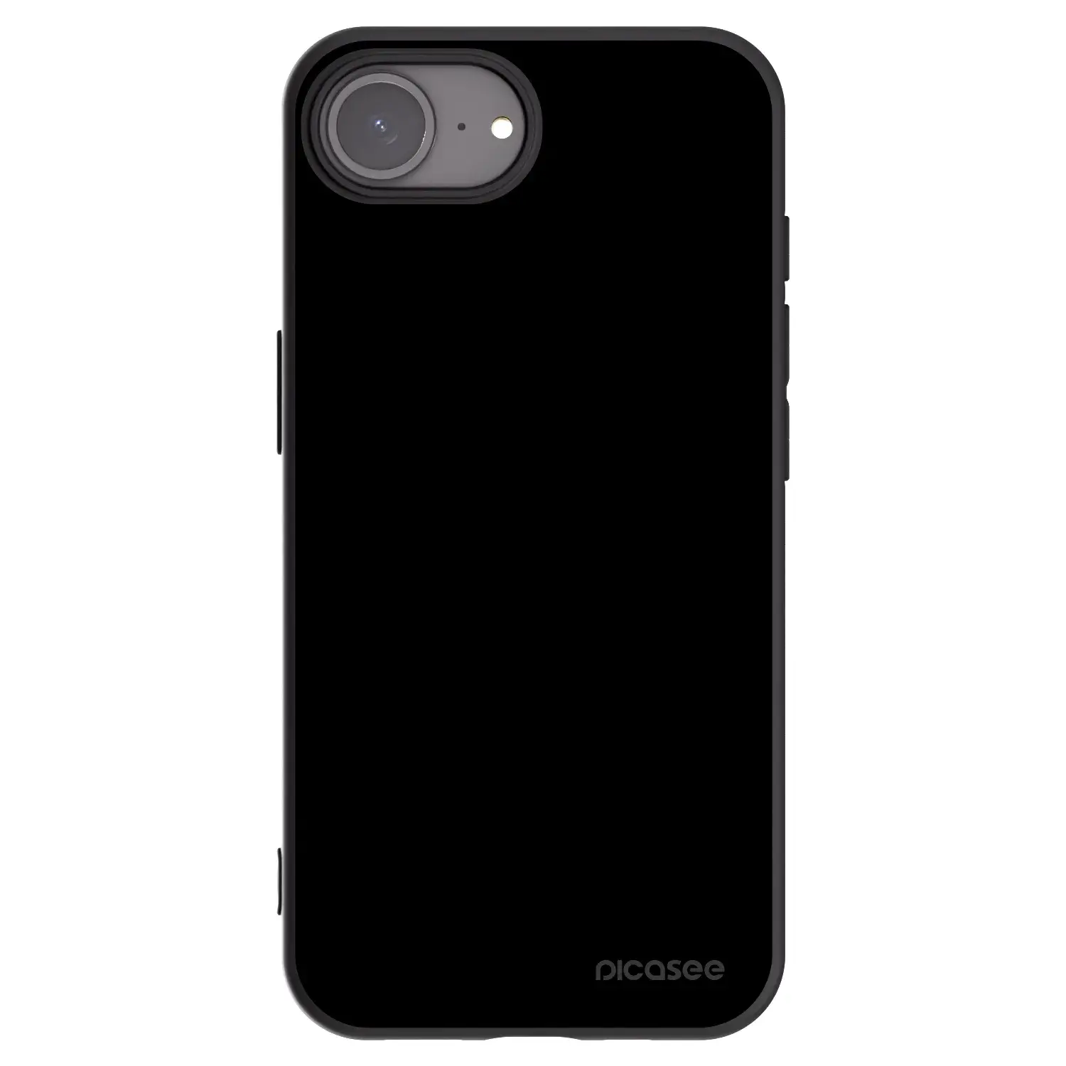 Silikonový černý obal pro Apple iPhone 16e - Black Bliss