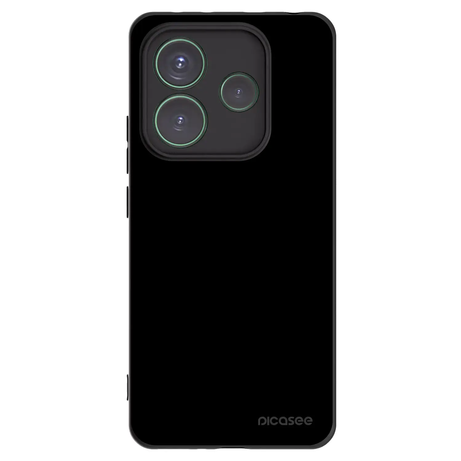 Silikonový černý obal pro Xiaomi Redmi Note 14 5G - Black Bliss