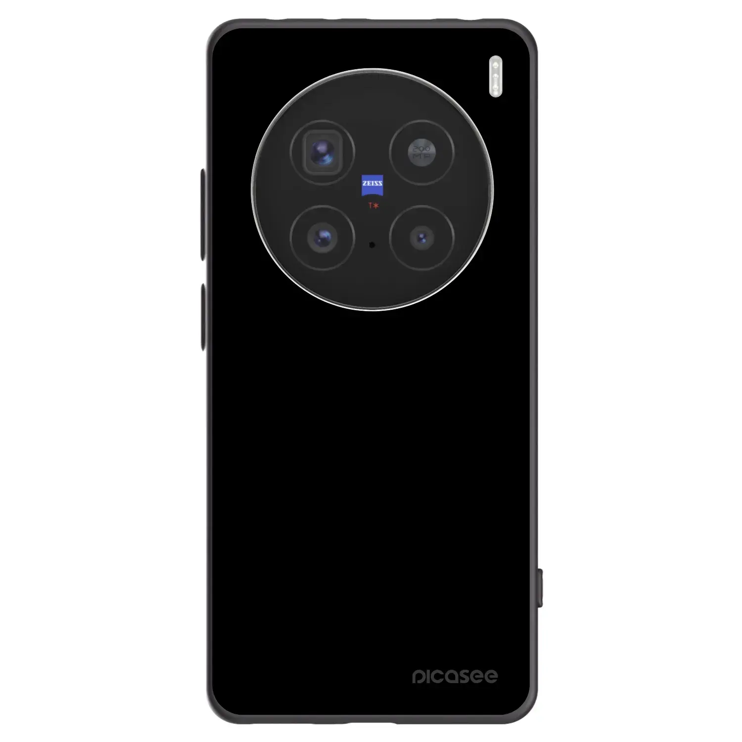 Silikonový černý obal pro Vivo X200 Pro - Black Bliss
