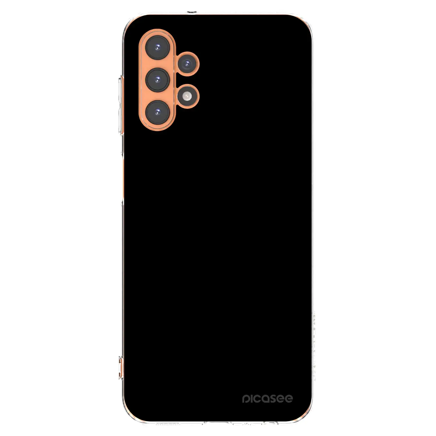 Silikonový průhledný obal pro Samsung Galaxy A13 5G - Black Bliss