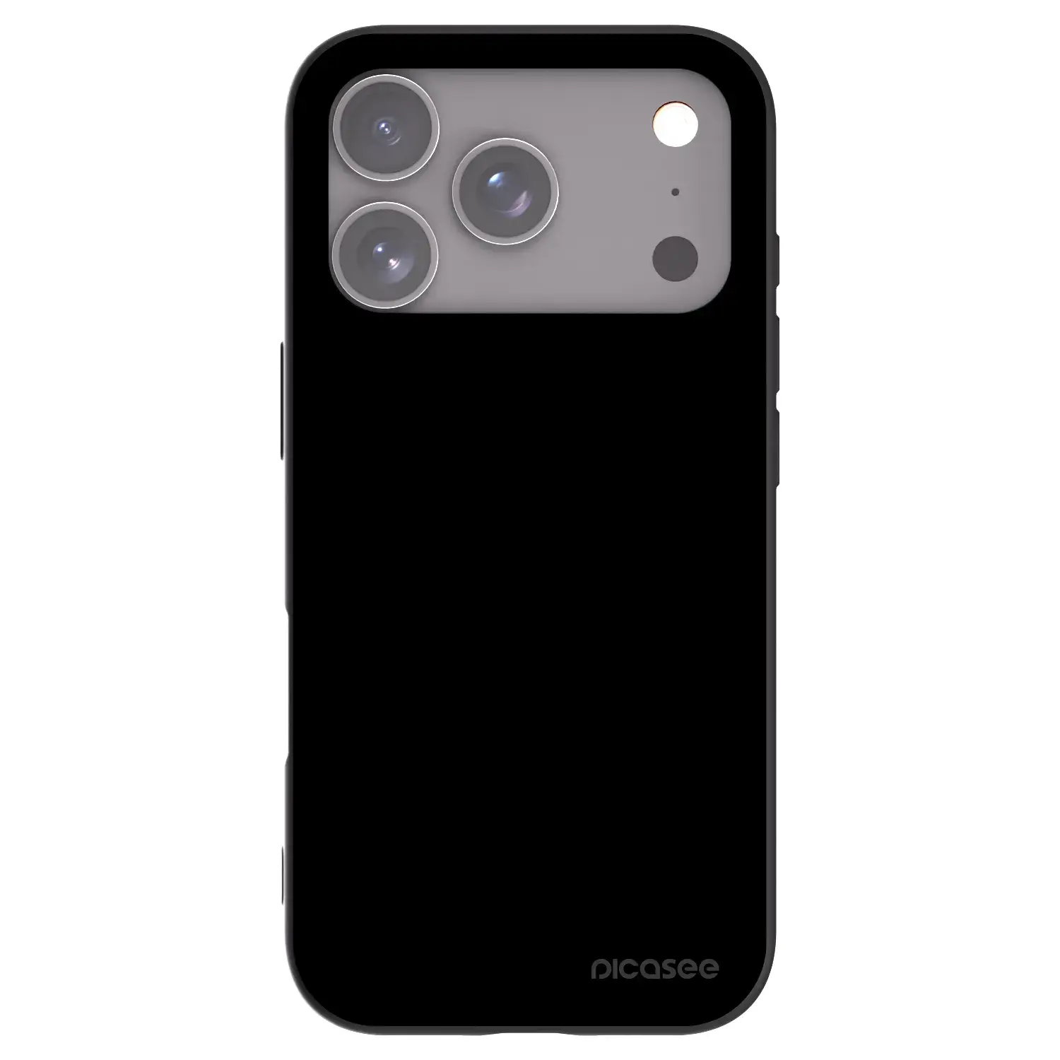 Silikonový černý obal pro Apple iPhone 17 Pro - Black Bliss