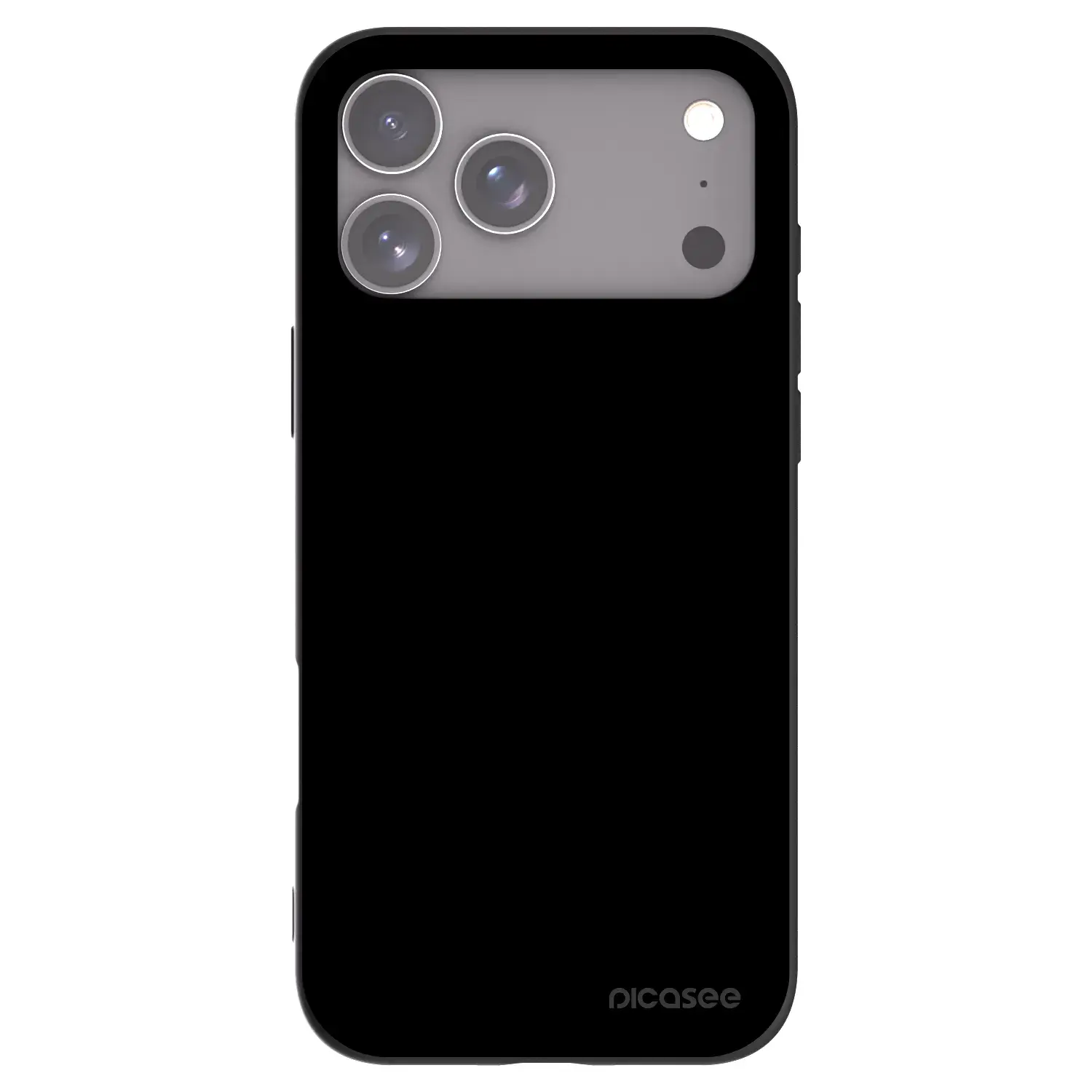 Silikonový černý obal pro Apple iPhone 17 Pro Max - Black Bliss