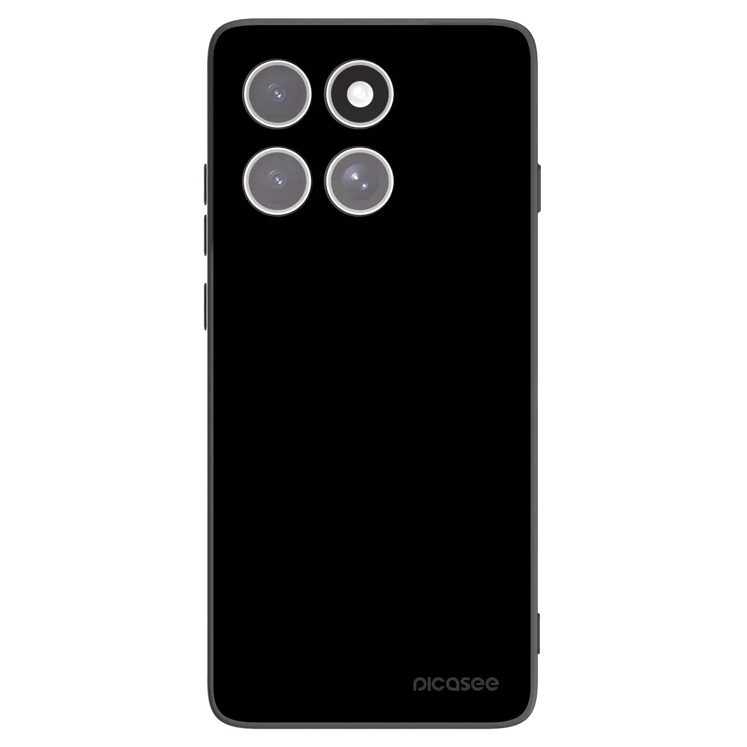 Silikonový černý obal pro Motorola Edge 60 Pro - Black Bliss