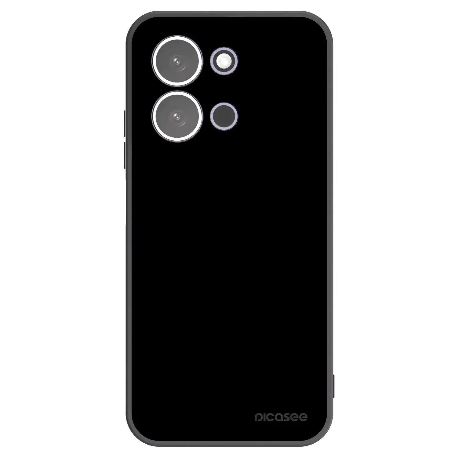 Silikonový černý obal pro Xiaomi Redmi 15C 5G - Black Bliss