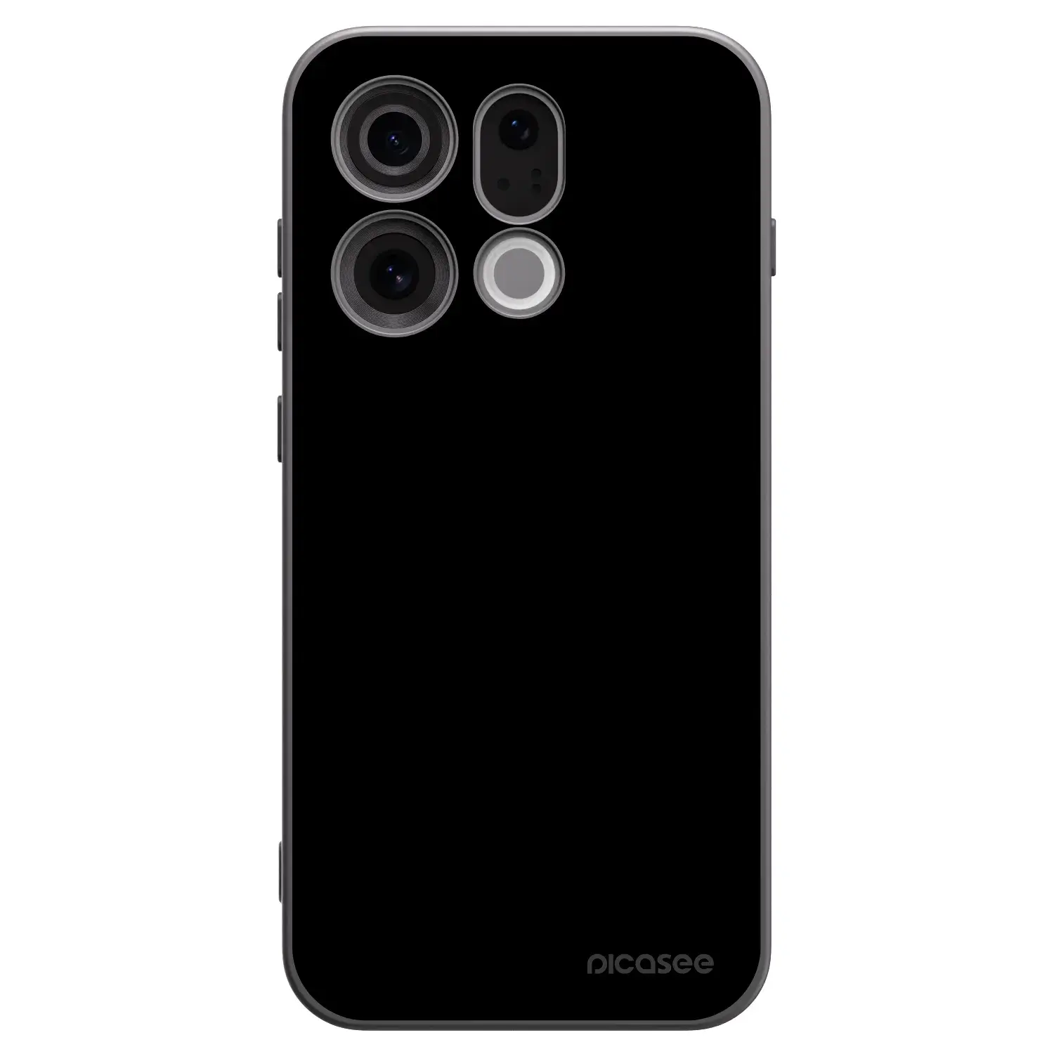 Silikonový černý obal pro OPPO Find X9 - Black Bliss