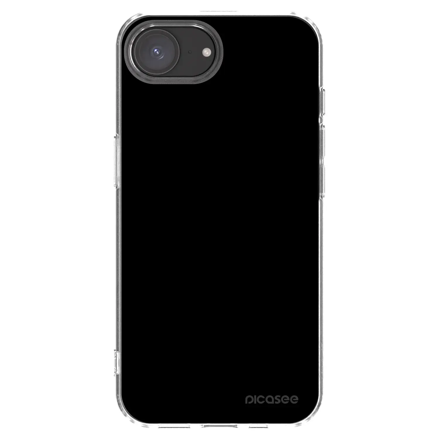 Silikonový průhledný obal pro Apple iPhone 17e - Black Bliss