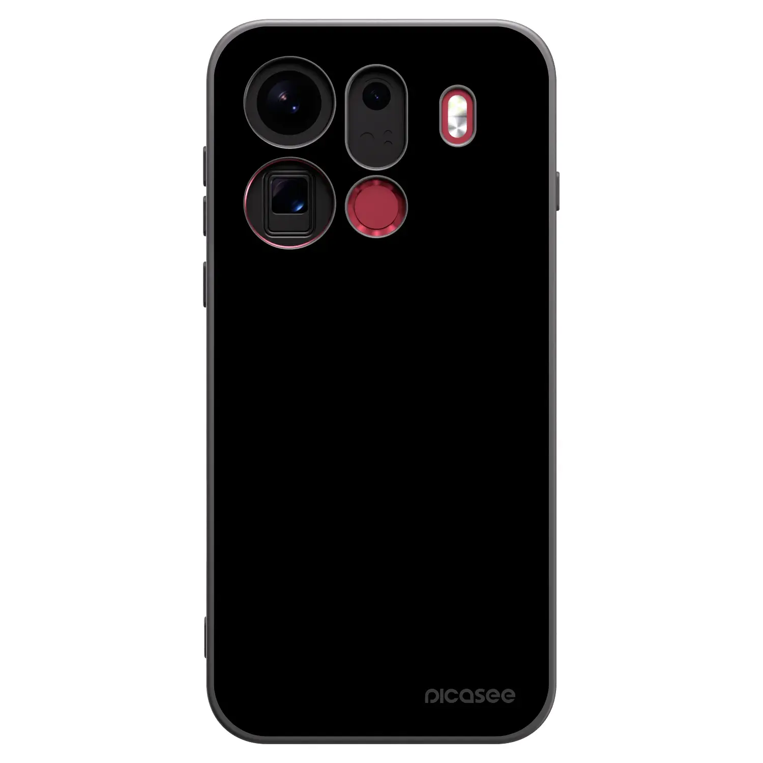 Silikonový černý obal pro OPPO Find X9 Pro - Black Bliss
