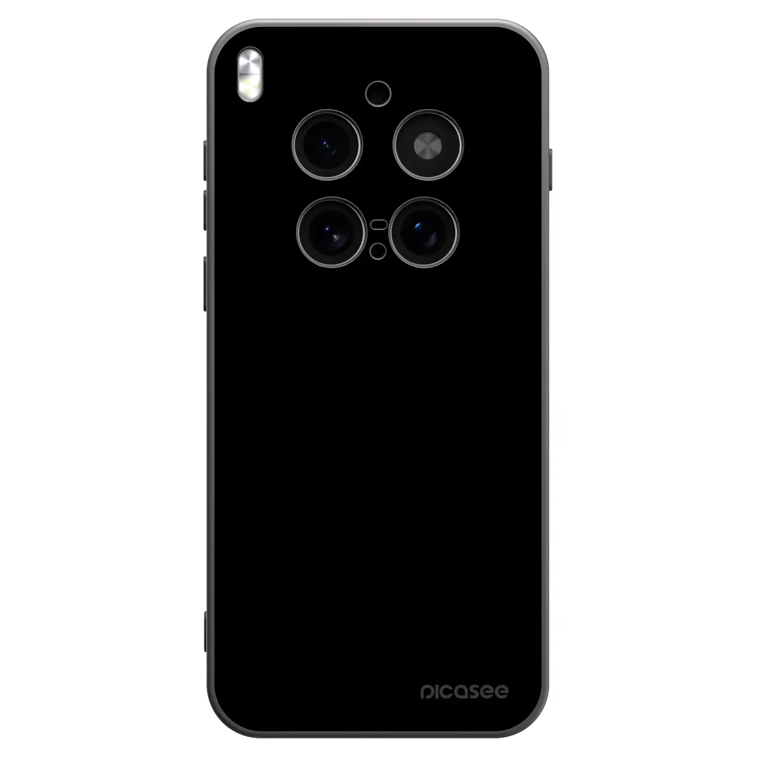 Silikonový černý obal pro Vivo X300 Pro - Black Bliss