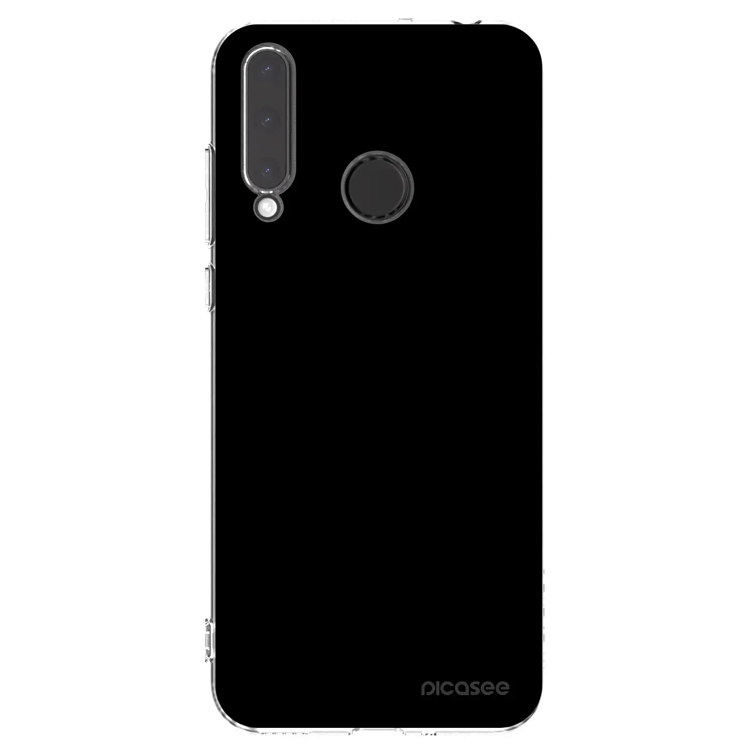 Silikonový průhledný obal pro Honor 20 Lite - Black Bliss