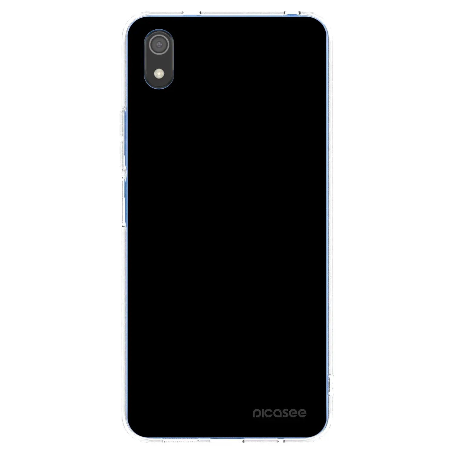Silikonový průhledný obal pro Xiaomi Redmi 7A - Black Bliss