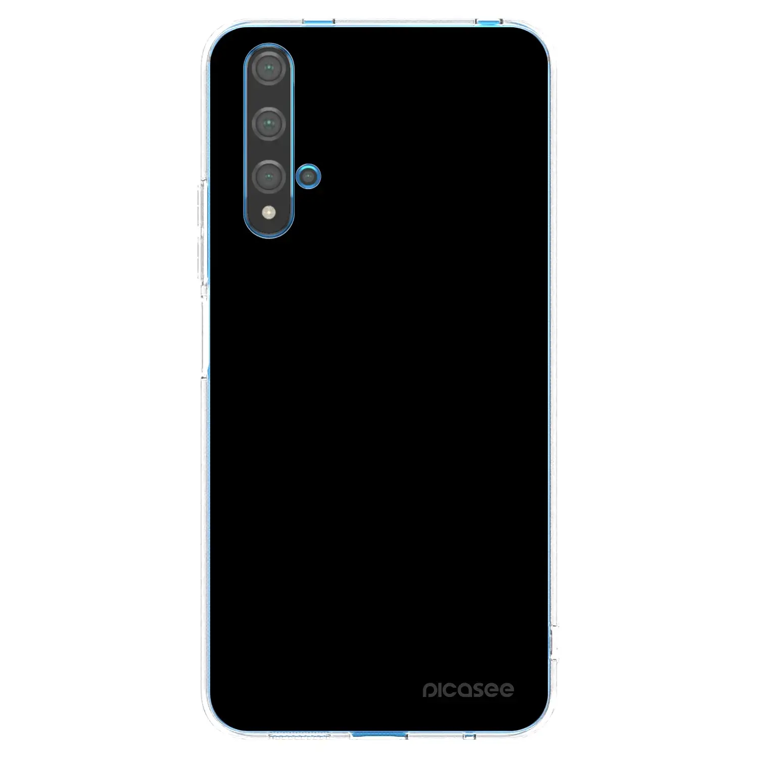 Silikonový průhledný obal pro Huawei Nova 5T - Black Bliss
