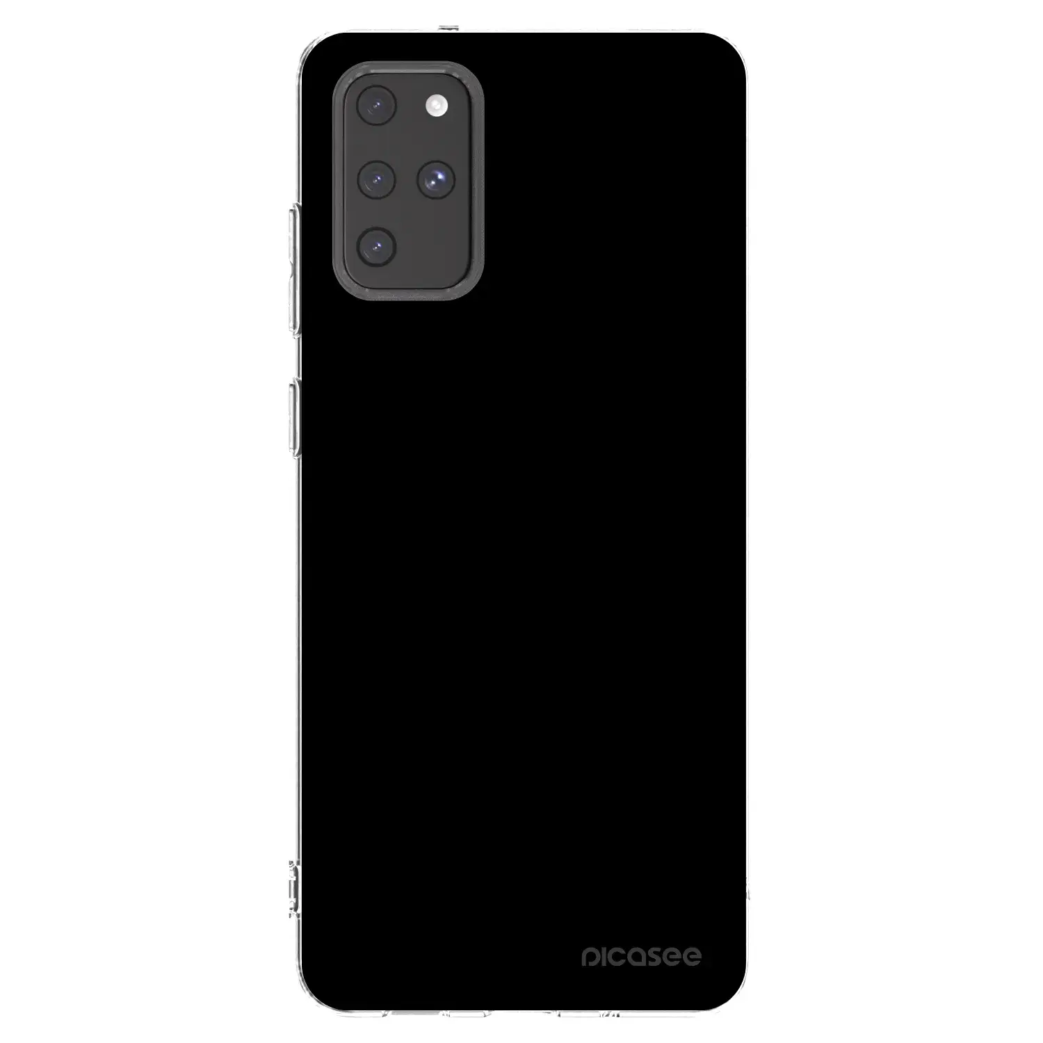 Silikonový průhledný obal pro Samsung Galaxy S20+ G985F - Black Bliss