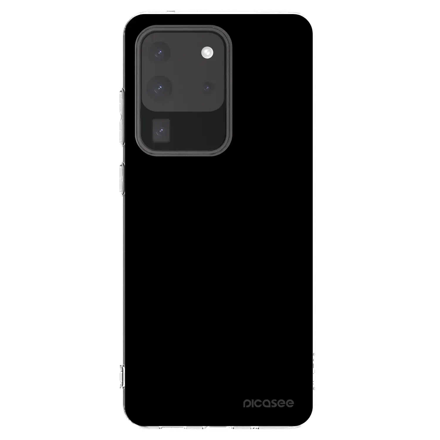 Silikonový průhledný obal pro Samsung Galaxy S20 Ultra 5G G988F - Black Bliss