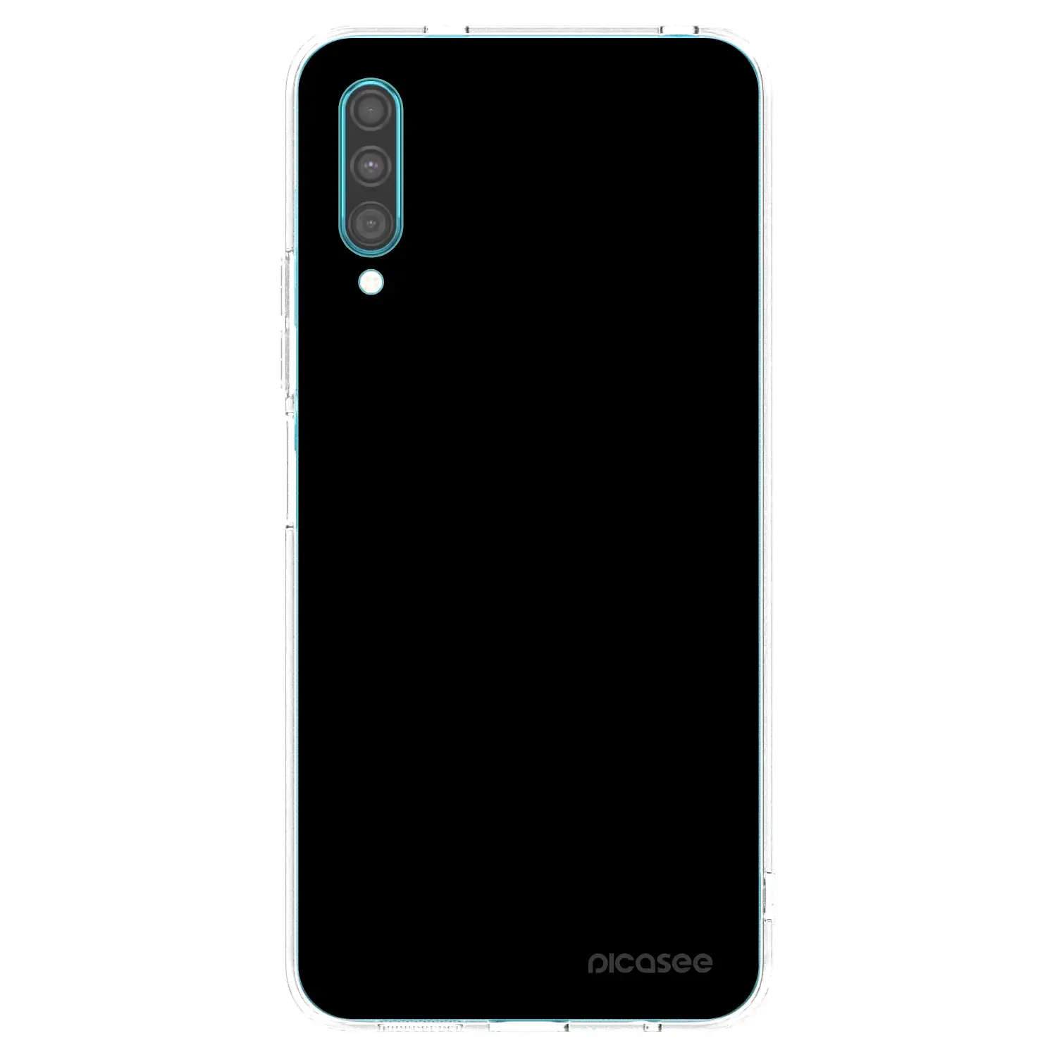 Silikonový průhledný obal pro Samsung Galaxy A30s A307F - Black Bliss
