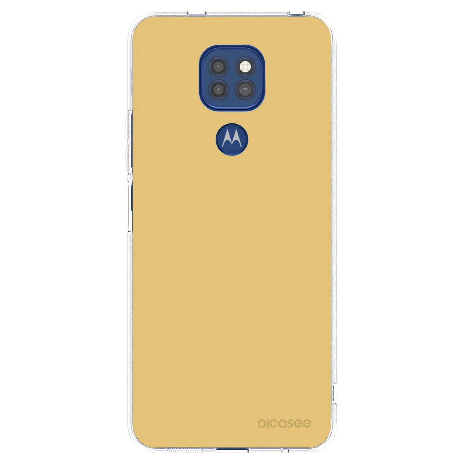 Silikonový průhledný obal pro Motorola Moto G9 Play - Canary Crystal