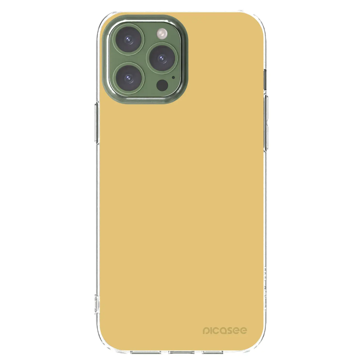 Silikonový průhledný obal pro Apple iPhone 13 Pro Max - Canary Crystal