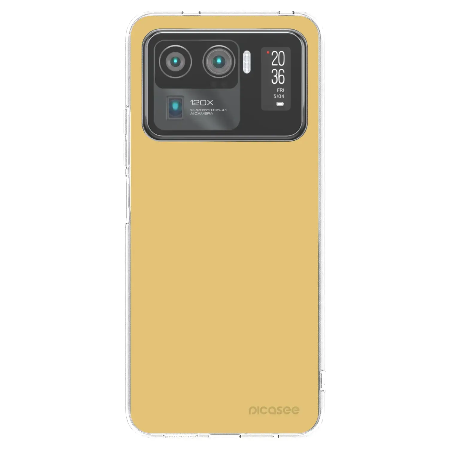 Silikonový průhledný obal pro Xiaomi Mi 11 Ultra - Canary Crystal